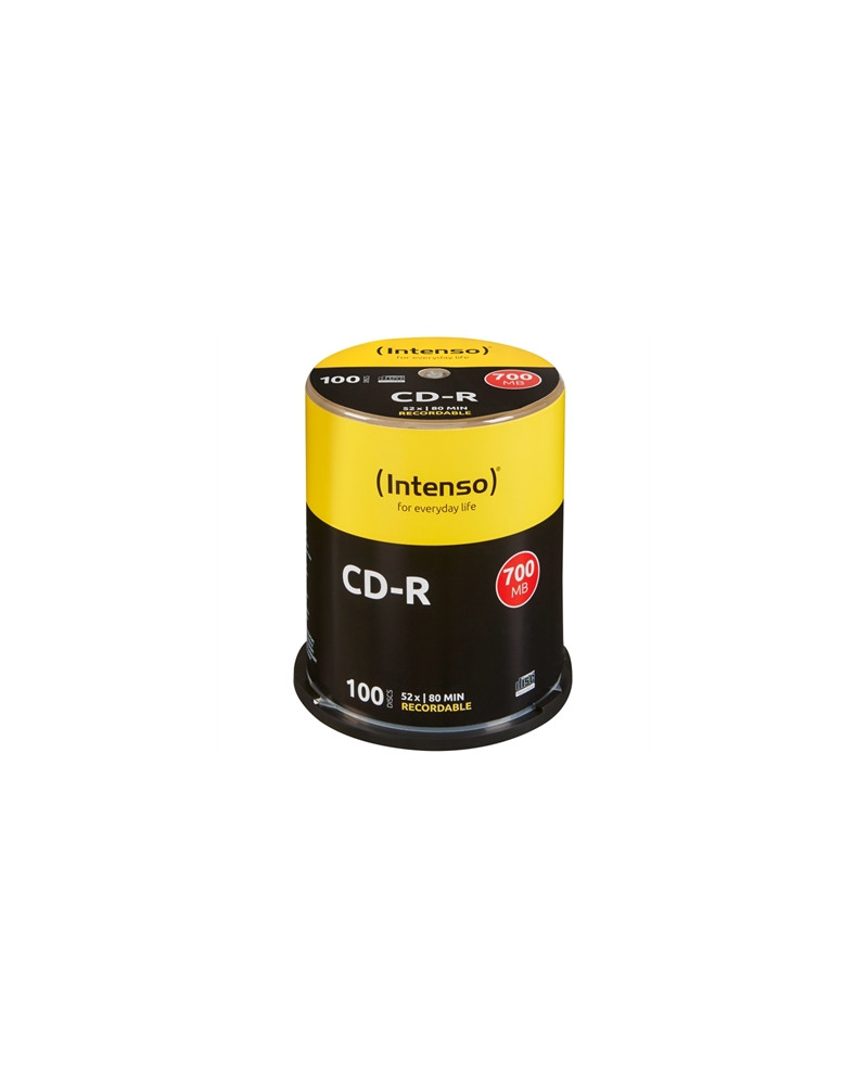 Intenso CD-R 700MB/80min tubo 100 unidades