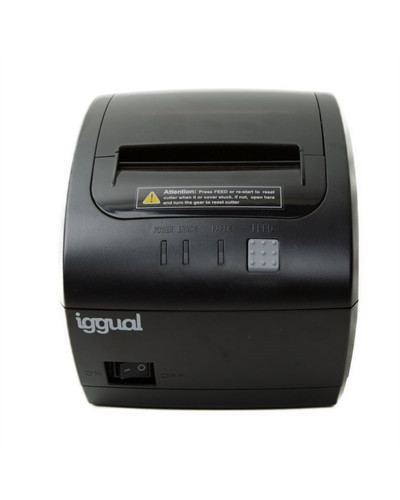 iggual Impresora térmica TP7001 USB+RJ45 negro