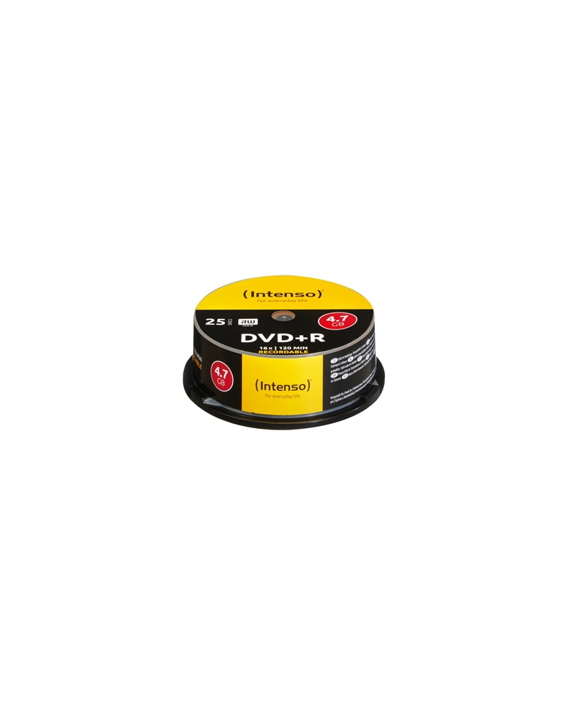 Intenso DVD+R 4.7GB 16x Tarrina 25Uds