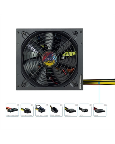 Tooq Fuente Alimentación TQAPOLO-650SP 650W