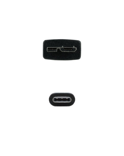 Nanocable Cable USB 3.0, USB-C/M-Micro B/M 1 m