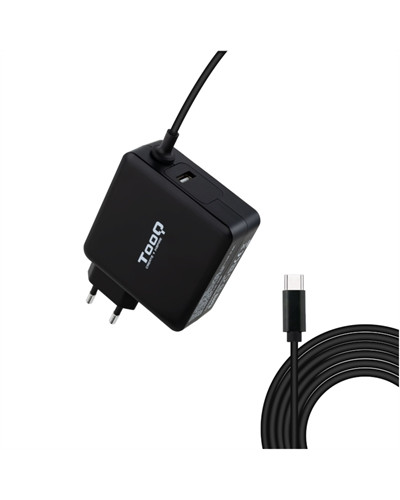 Tooq Cargador portátil conector USB-C 65W