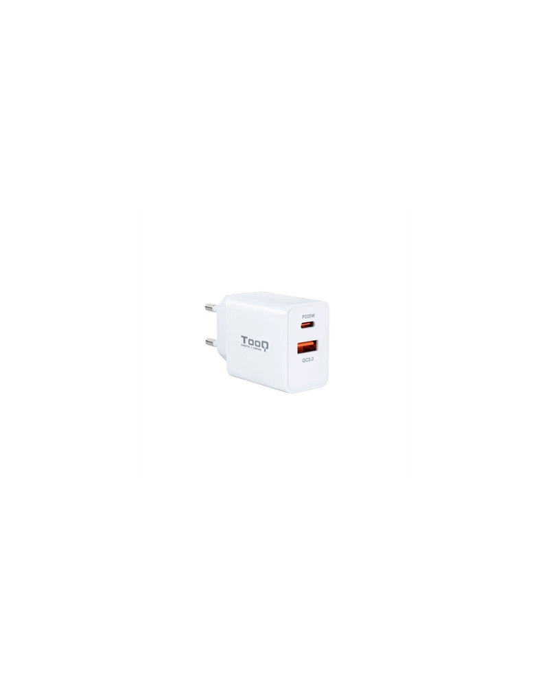 Tooq Cargador de pared doble USB-C PD+ USB A