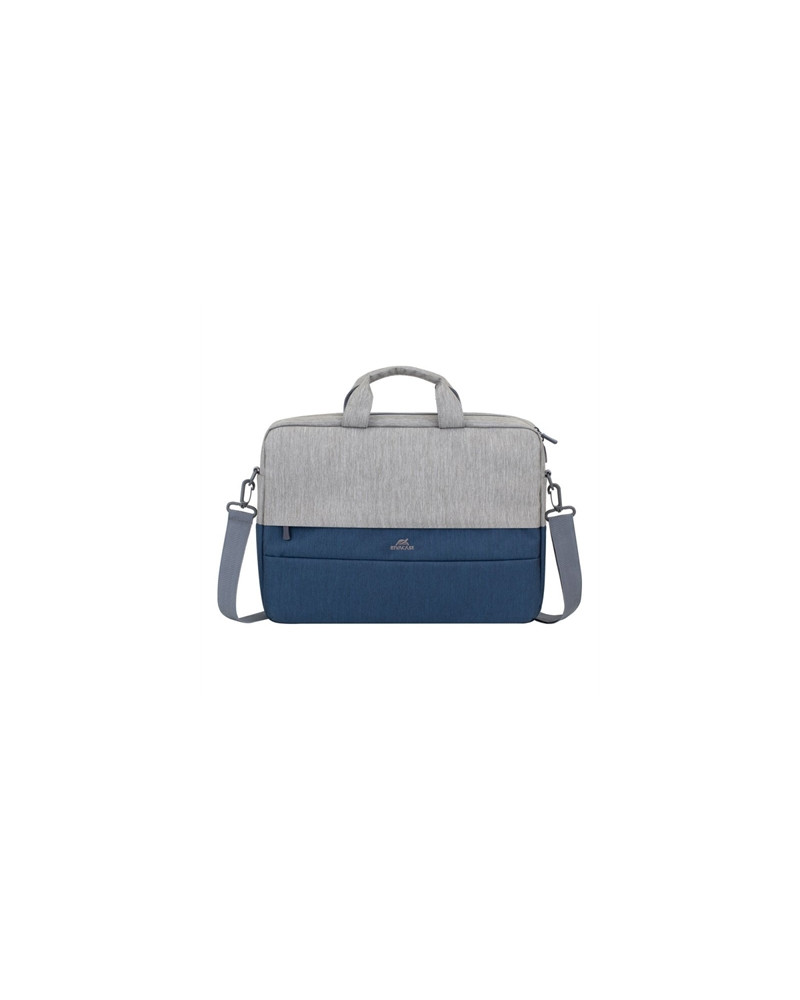RIVACASE 7532 Grey/blue Prater Maletín 15,6" gris-