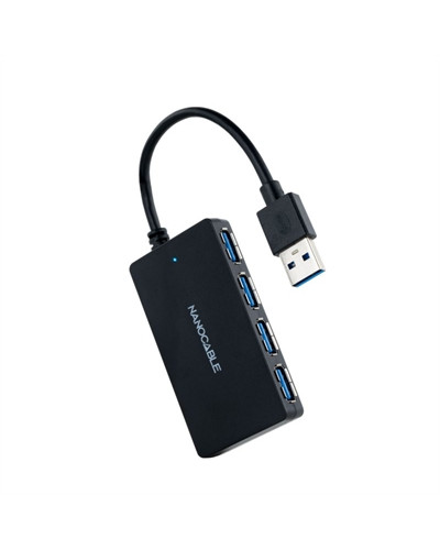 Nanocable Hub USB 3.0 con 4 Puertos de USB 3.0