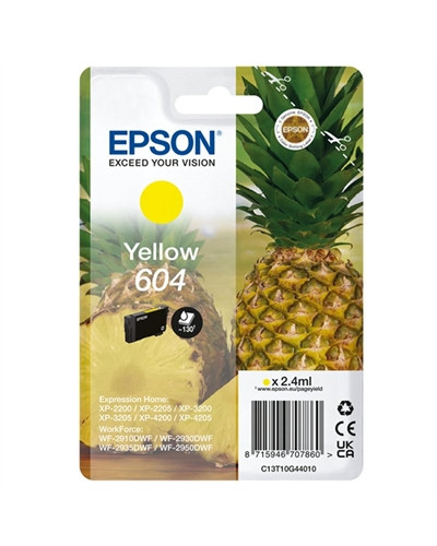 Epson Cartucho 604 Amarillo