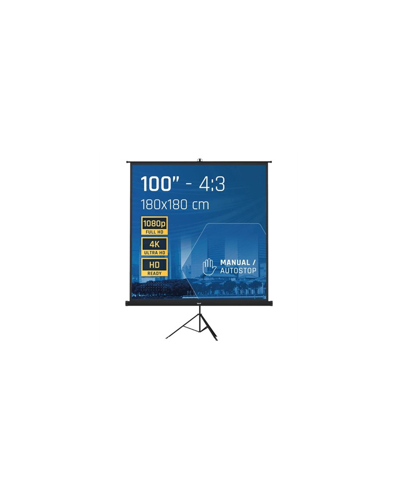 iggual Pantalla 100" 180x180 cm con trípode+bolsa