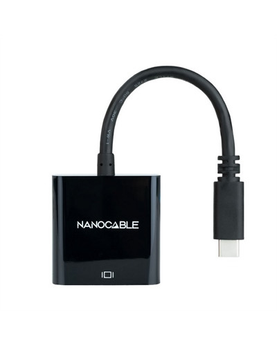 Nanocable Conversor USB-C/M a HDMI/H Negro 15cm