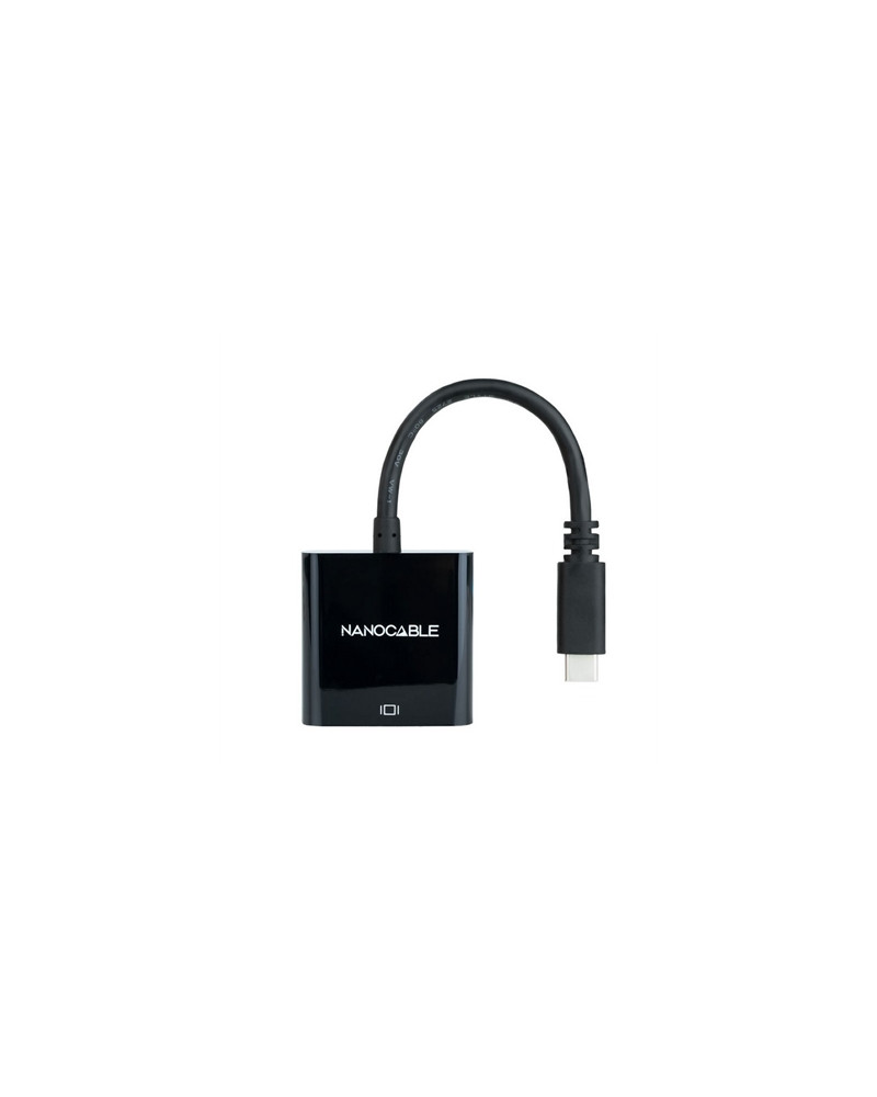 Nanocable Conversor USB-C/M a HDMI/H Negro 15cm