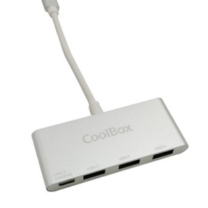 Coolbox HUB USB-C A 3...
