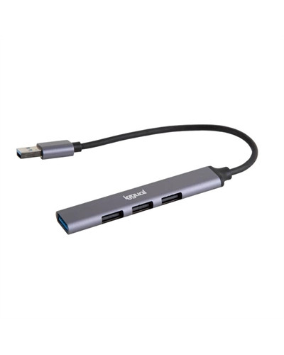iggual Hub USB 3 puertos USB 2.0 + 1 USB 3.0 THIN