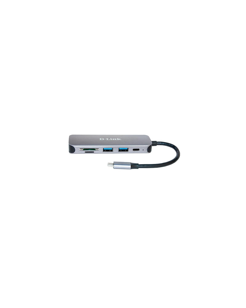 D-Link DUB-2325 5-in-1 USB-C Hub Card Reader