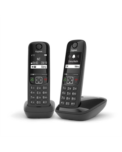 Gigaset AS690 Inalámbrico DECT DUO Negro