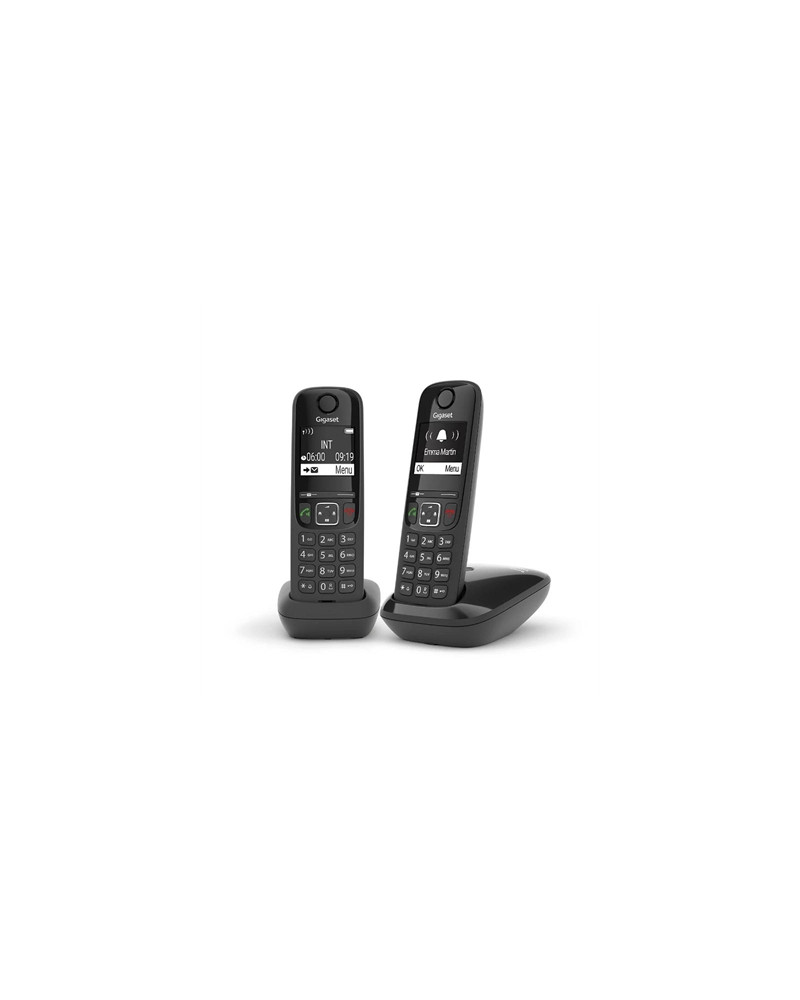 Gigaset AS690 Inalámbrico DECT DUO Negro