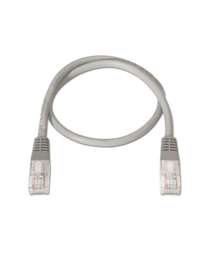 Aisens Latiguillo RJ45 CAT.6 UTP 1.0m Gris Cobre