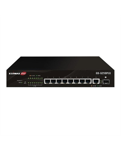 Edimax GS-5210PLG Switch 10xGbE LR PoE+ 1xSFP