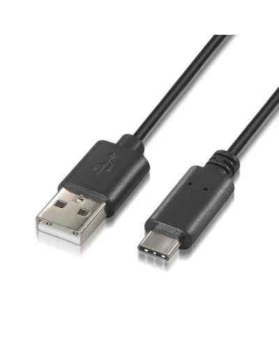 Aisens Cable USB 2.0 3A  USB-C/M-A/M negro 2.0m