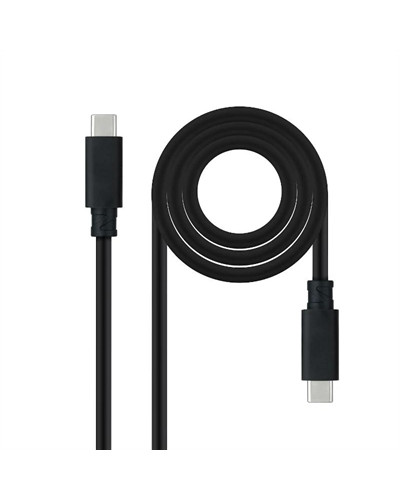 Nanocable Cable USB 3.1GEN2 5A USB-C/M-M 1,5 M