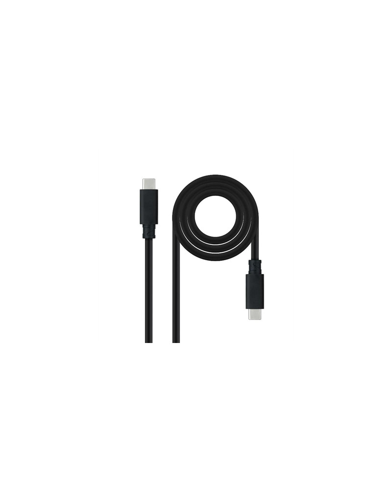 Nanocable Cable USB 3.1GEN2 5A USB-C/M-M 1,5 M