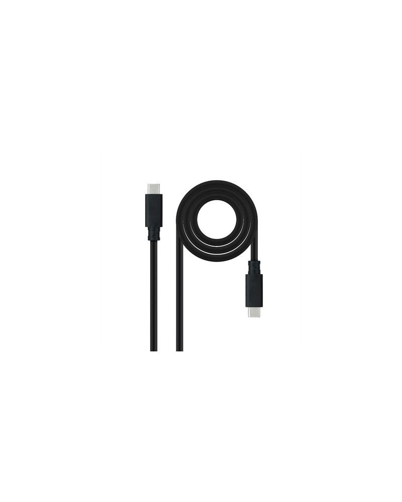Nanocable Cable USB 3.1GEN2 5A USB-C/M-USB-C/M 2 M