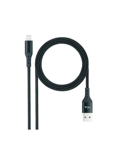 Nanocable Cable Lightining-USB A/M, Negro, 1 M