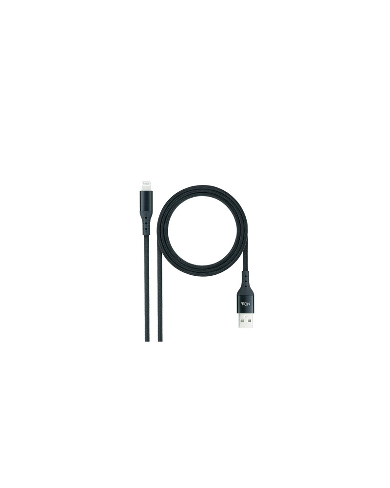 Nanocable Cable Lightining-USB A/M, Negro, 1 M