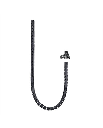 Nanocable Organizador cables flex. 25mm 3 M Negro