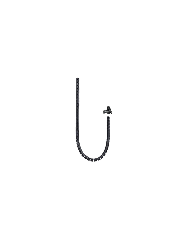 Nanocable Organizador cables flex. 25mm 3 M Negro