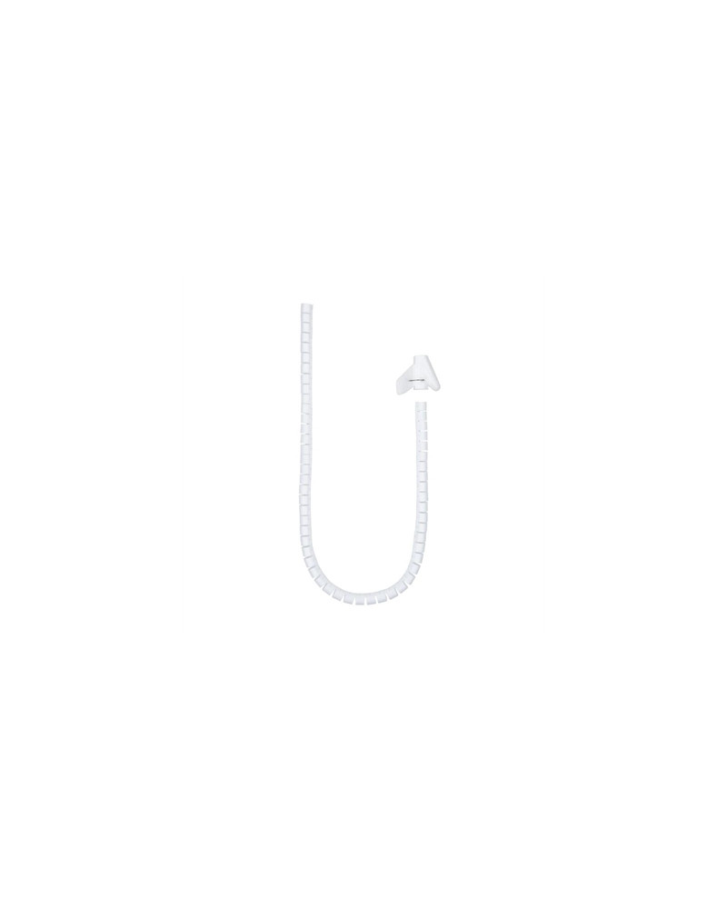 Nanocable Organizador cables flex. 25mm 3 M Blanco