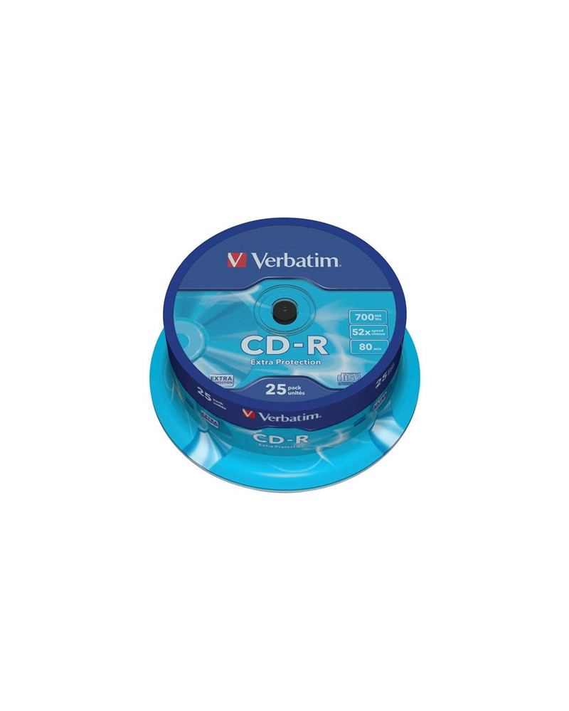 Verbatim CD-R 700MB 52x Tarrina 25Uds