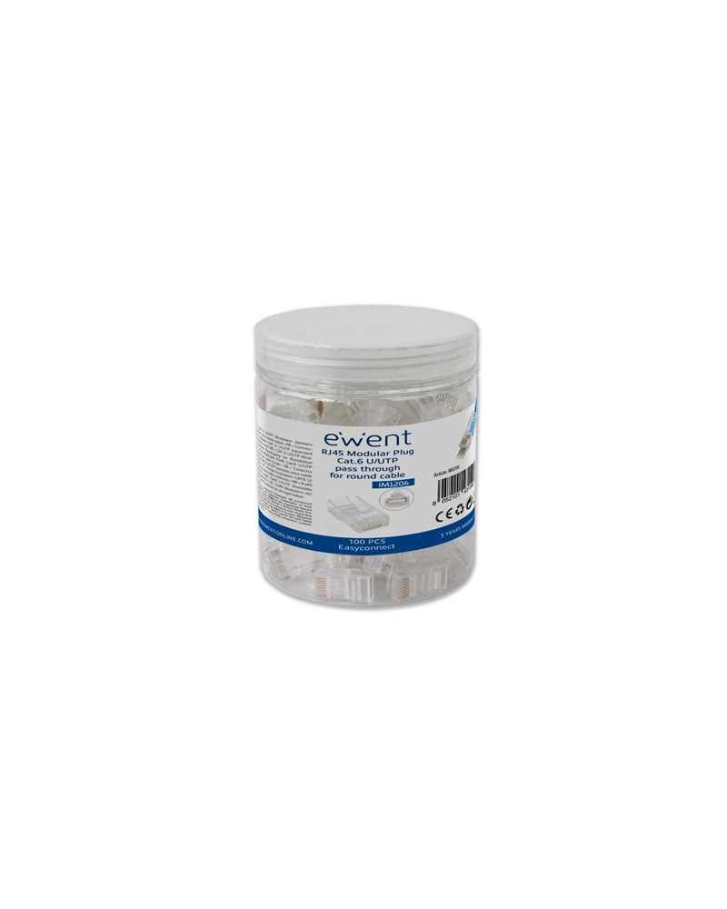 EWENT EASYCONNECT MODULAR CAT 6 U/UTP, 100pcs
