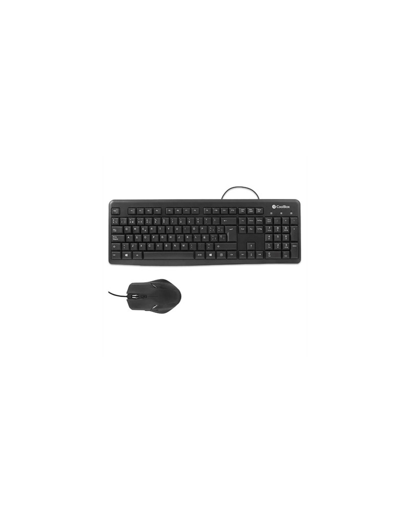 Coolbox Kit Teclado + Raton USB con cable