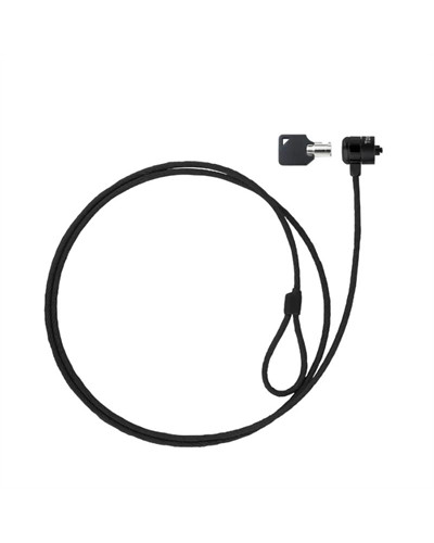 Tooq Cable de seguridad con llave portátiles Gris