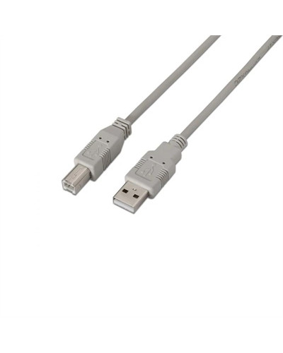 Aisens Cable USB 2.0 impresora A/M-B/M beige 1.8m