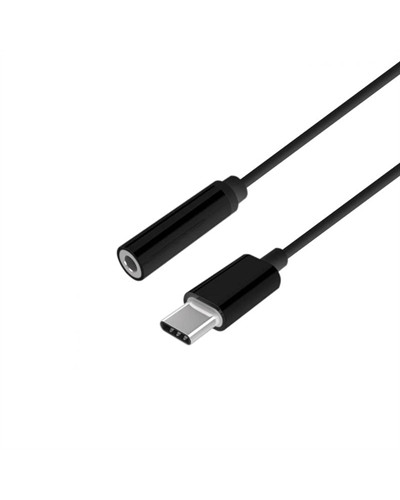 Aisens Conversor USB C/M-JACK 3.5/H negro 15cm