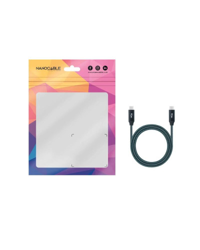 Nanocable Cable USB 3.2 Gen2x2 100W 4K USB-C 2m