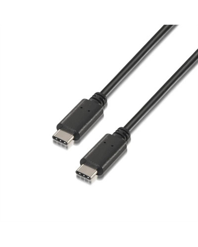 Aisens Cable USB 2.0 3A C/M-C/M Negro 2.0M