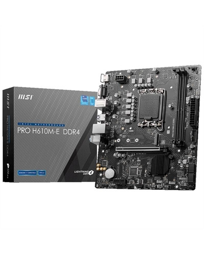 MSI Placa Base PRO H610M-E DDR4 mATX 1700