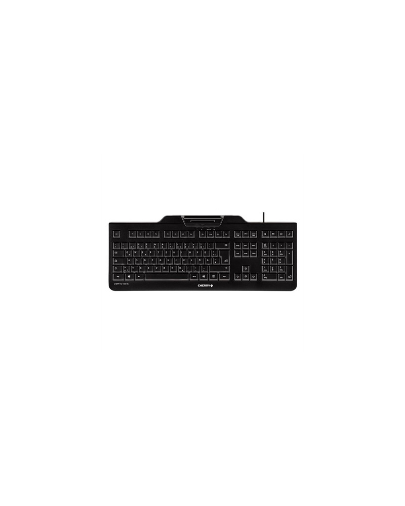 Cherry Teclado+lector chip integrado DNIe Negro