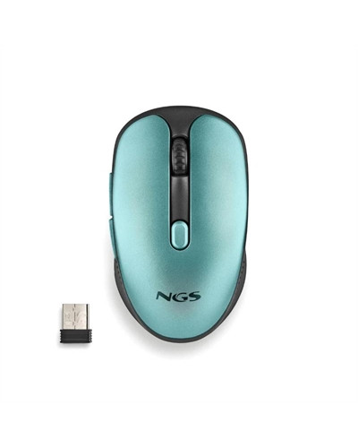 NGS Raton Inalambrico Recargable Silencioso Hielo