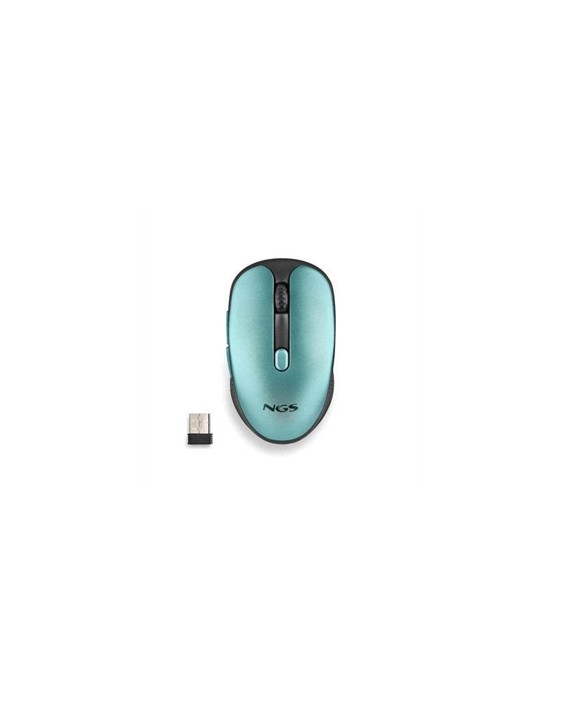 NGS Raton Inalambrico Recargable Silencioso Hielo