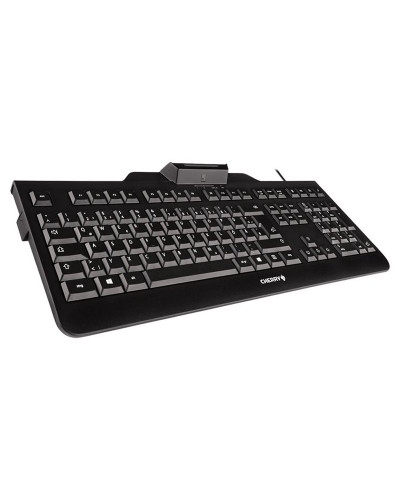 Cherry Teclado+lector chip integrado DNIe Negro