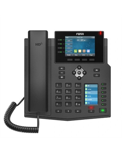 Fanvil X5U, 16 líneas SIP, 1 pantalla lateral