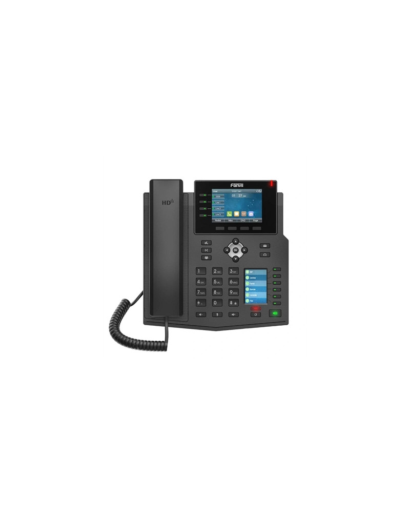 Fanvil X5U, 16 líneas SIP, 1 pantalla lateral