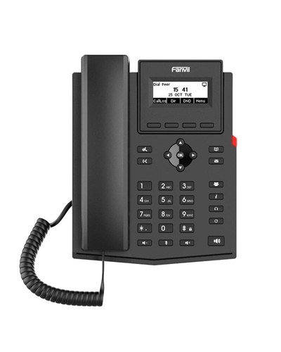 Fanvil X301P, 2 líneas SIP, con PoE, sin PSU