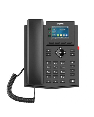 Fanvil X303P, 4 líneas SIP, con PoE, sin PSU