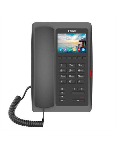 Fanvil H5 Hotel Teléfono IP, con PoE, WiFi 2.4G Ne