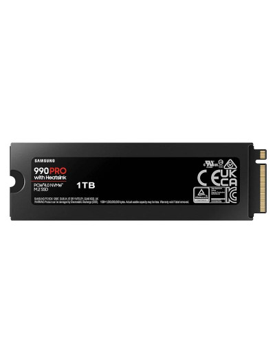 Samsung 990 PRO HeatSink SSD 1TB PCIe 4.0 NVMe M.2