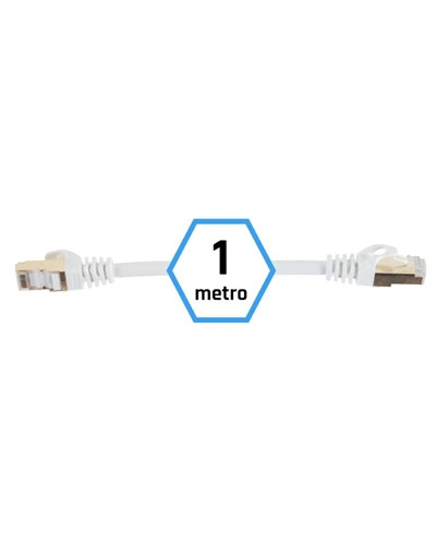 iggual Latiguillo CAT7 SFTP LSZH 1 metro blanco
