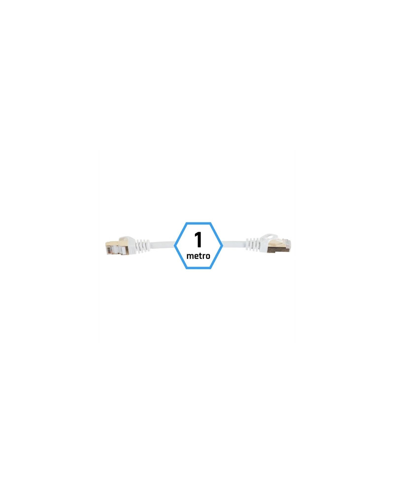 iggual Latiguillo CAT7 SFTP LSZH 1 metro blanco